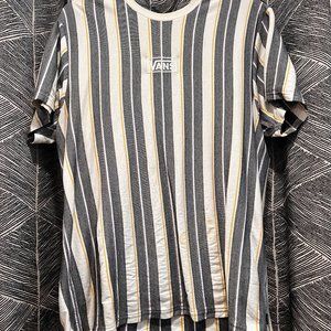 Vans 80s/90s Multicolored Striped T Shirt Mens Size Large